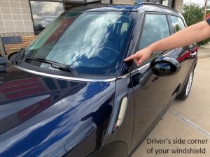 Vehicle Identification Number (VIN) location: Driver's side corner of your windshield